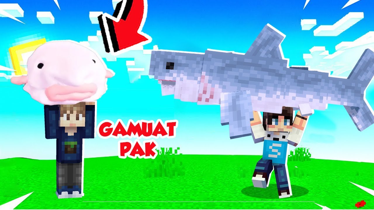 KITA MENCARI IKAN LEGENDARIS UNTUK AQUARIUMKU DI MINECRAFT!!   SURVIVAL CIHIL #9