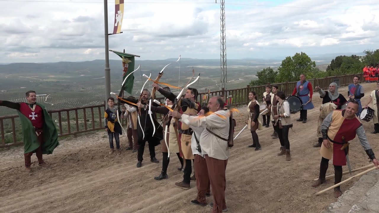 IX Fiestas del Medievo, Sabiote 2025 · Ambiente, caballistas y batalla de la Serna