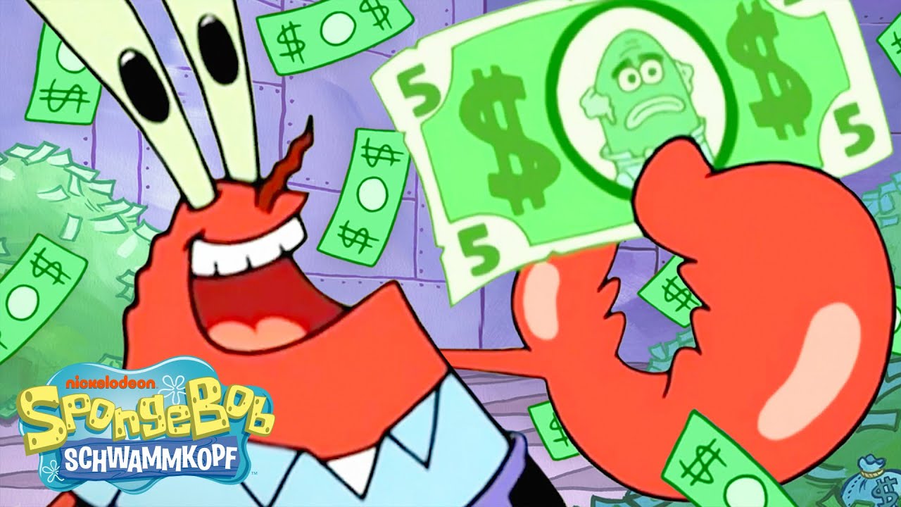 SpongeBob | Mr. Krabs’ bester Tag – 45 Minuten am Stück! 🦀 | SpongeBob Schwammkopf