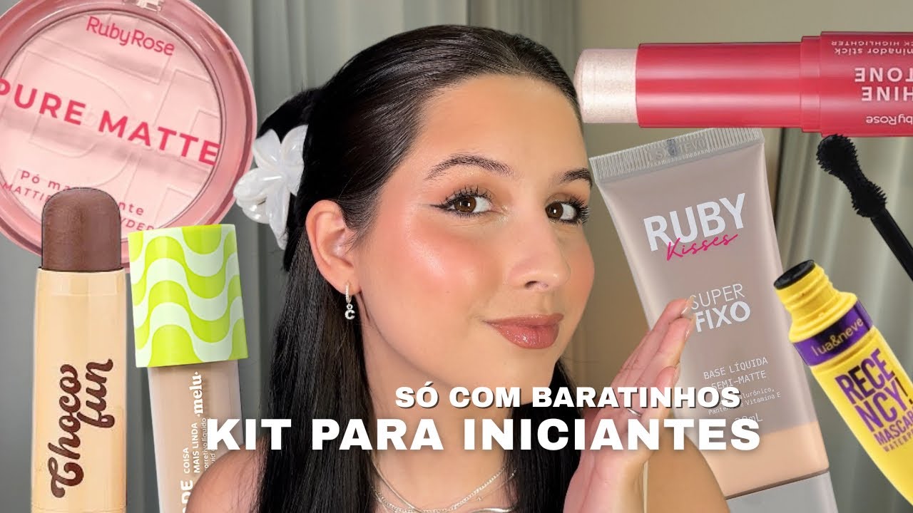 KIT DE MAQUIAGEM PARA INICIANTES | Só com baratinhos!!