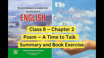 Poem - A Time to Talk Robert Frost | Class 8 Chapter 2 English Textbook | Summary & Exercise