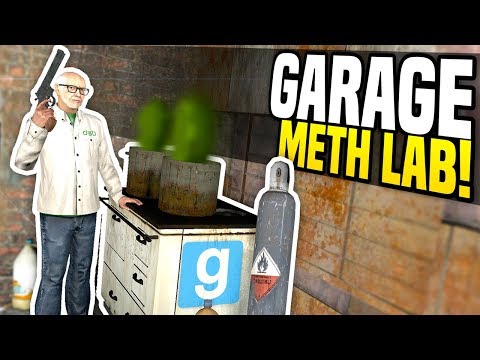 HIDDEN GARAGE LAB - Gmod DarkRP | Chemist Roleplay!