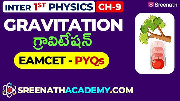 Gravitation EAMCET PYQs: Inter 1st Year Physics (TS & AP)