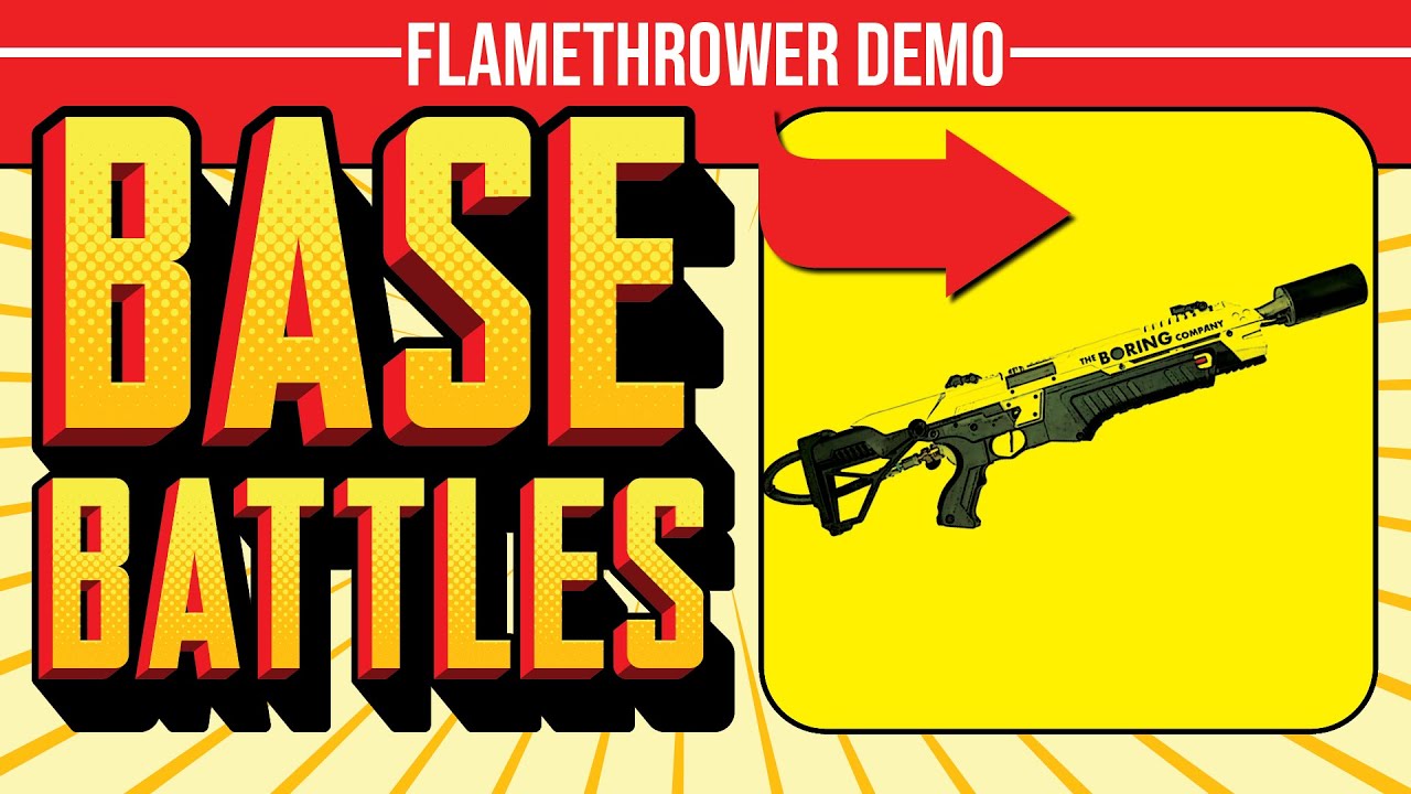 Roblox Base Battles Flamethrower (Demo) - Youtube