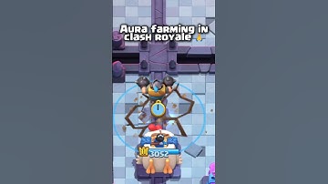 Aura farming in Clash Royale 💀🙏 #clashroyale #shorts