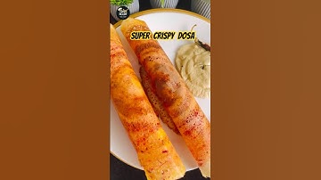 Try This Secret for Super Crispy Dosa at Home | Hotel Style Dosa Recipe in 5 Mins 🥞🔥
