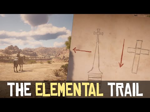 Video: Red Dead Redemption 2 The Elemental Trail Treasure Map Posizioni