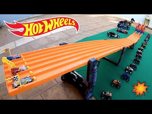 Hot Wheels Corrida 3 Pistas 3 Loopings - Carrinhos de Brinquedos