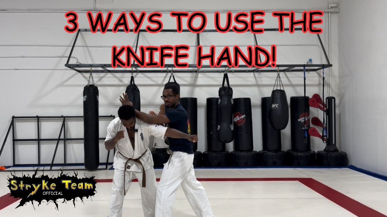 3 Ways To Use The Knife Hand “Block” - YouTube