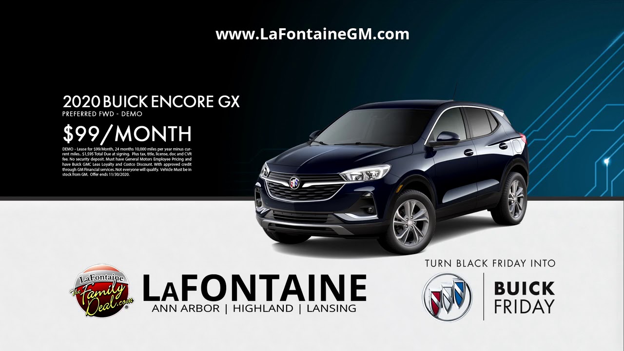 November Offer 2020 Buick Encore Gx Demo For As Low As 99 Month Youtube