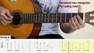 My Heart - ACHA & IRWANSYAH - Fingerstyle Guitar Cover - Tutorial TAB. screenshot 5