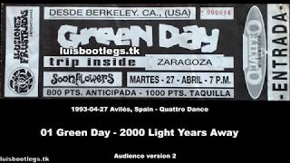 1993-04-27 Green Day - Avilés, Spain - Quattro Dance (Audience version 2) Audio Rare