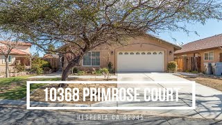 10368 Primrose Court | Home For Sale in Hesperia