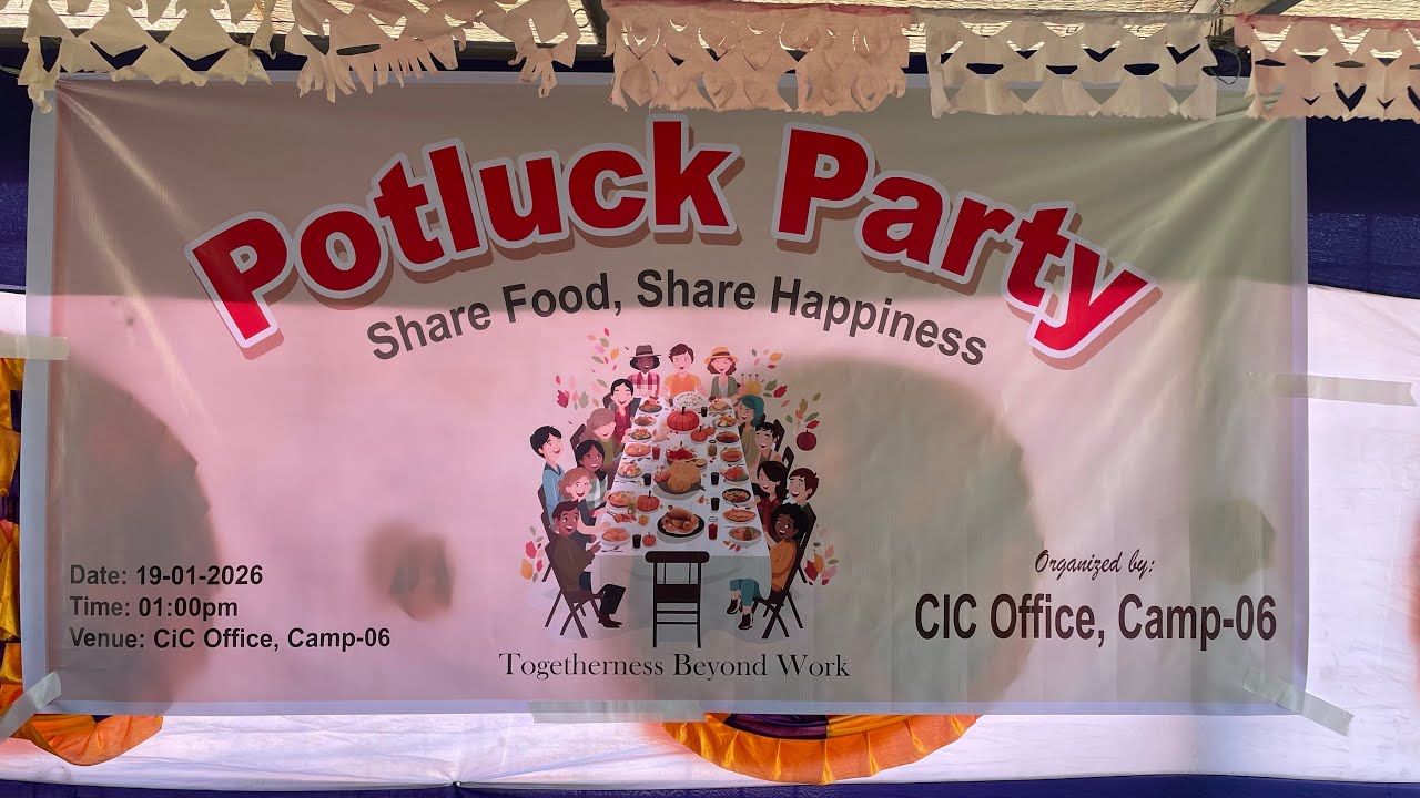 Potluck Party | Camp 6 | Share Food | Share Happiness@arunimasdiary 