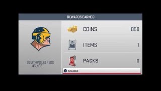 Madden NFL 19 solo challenge training camp weekly challenge off season pickup 9 of 10