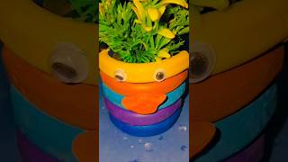Diy Beautiful Pen Holder😄 Using modelling Clay😇#how #diycrafts #viral #shorts #homemade #craft