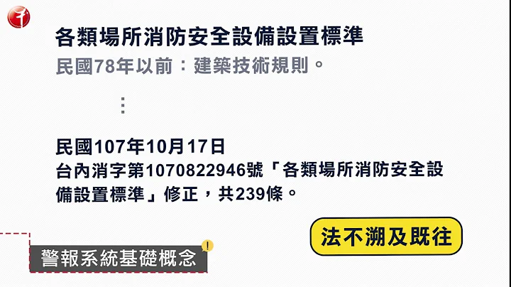 【線上課程】消防設備士/師—警報系統消防安全設備01-01／黃培誠老師 - 天天要聞
