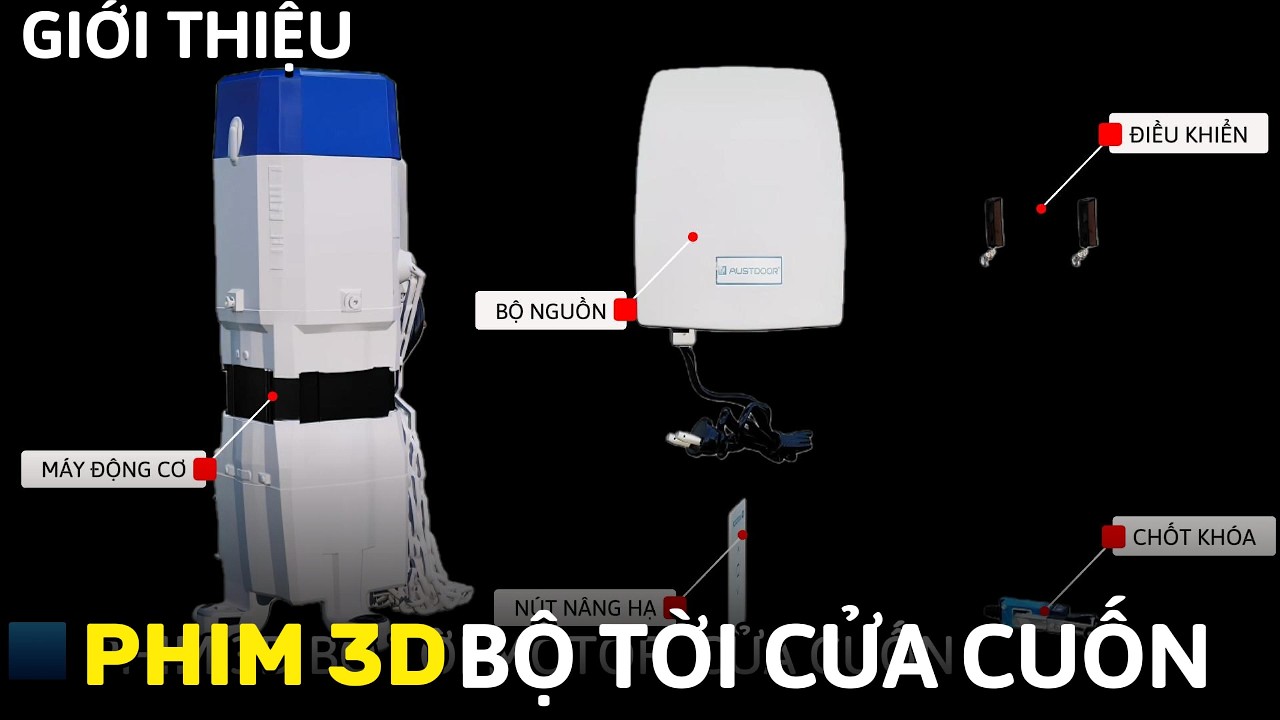 ✅ LÀM PHIM 3D BỘ TỜI CỬA CUỐN  [4K] | Xưởng vẽ VAV