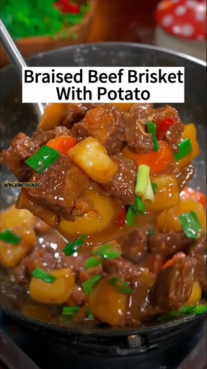BEEF BRISKET WITH POTATO/DAGING SAPI MASAK KENTNG #chinesefood #hongkong #masakanseharihari