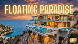 Cliffside Monolith: $35M Glass-Cantilevered Estate on Mediterranean