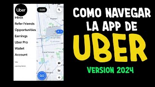 Tutorial De Como Navegar La App de Uber Driver UberEats 2024