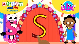 LETTER S Adventures! ABC learning for toddlers | Learn and Play with Akili and Me