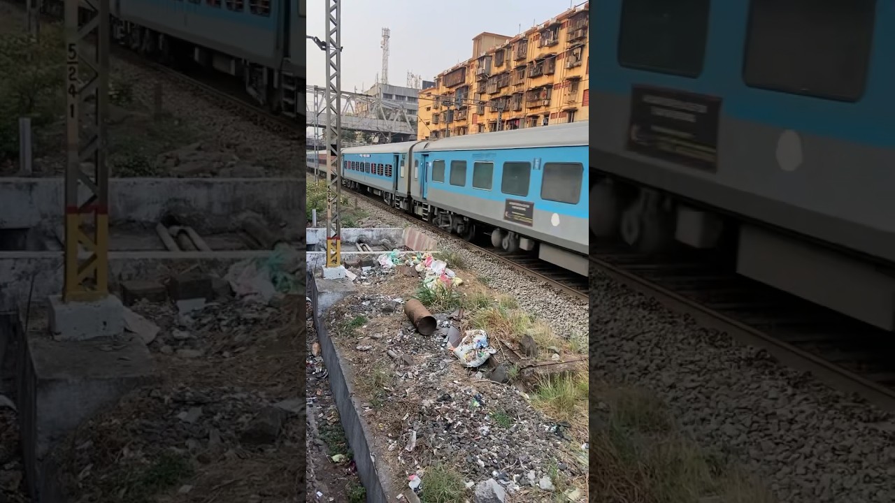 11009 Sinhagad Express High Speed passing azming tracks sounds train Mumbai-Pune 