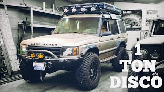 Finally on 1 ton axles! Ultimate Land Rover Discovery Build Episode 13.