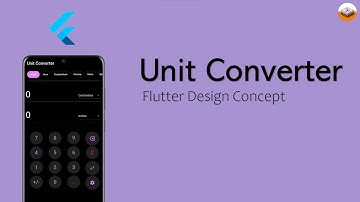 Unit Converter - Flutter Design Concept