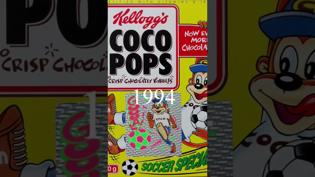 1994 Coco Pops World Cup Stickers & Bendy Figures #Cereal - YouTube