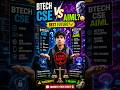 BTech CSE vs CSE AIML 😳 Which is Better in 2026?