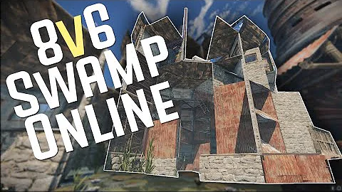 Rust - INTENSE 8v6 ONLINE RAID IN A SWAMP (Vanilla)