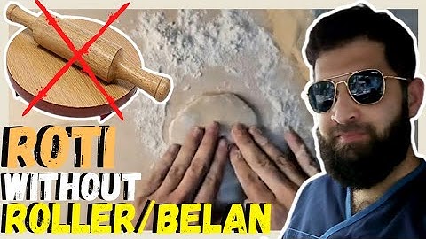 How to make Roti WITHOUT Rolling | How to make Roti with Hand