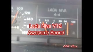 Lada Niva V12   awesome exhaust sound beats lamborghini