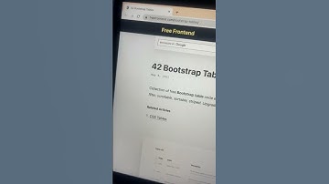 40+ Responsive Bootstrap Tables 🔥 #shorts #frontenddevelopment