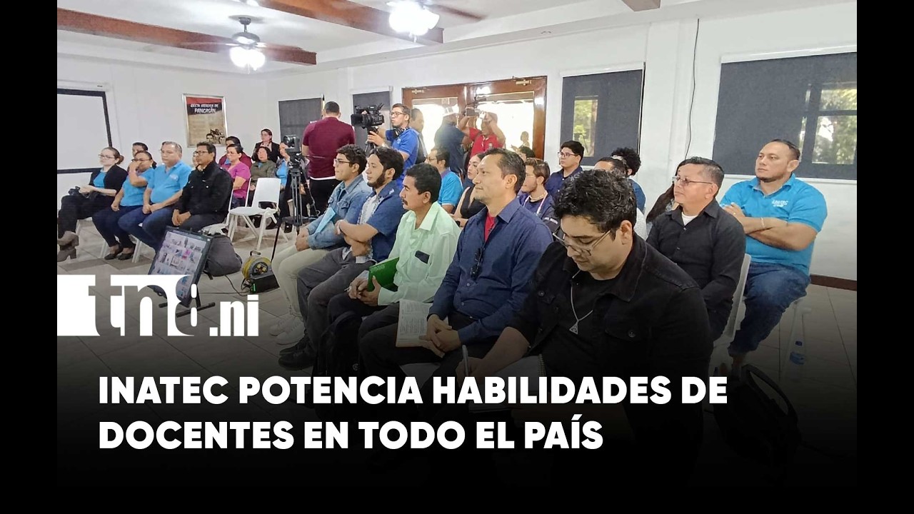 ¡Educación de Calidad! INATEC capacita a 5 mil docentes en nuevas tecnologías