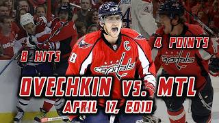 Ovechkins Determined Game 2 Effort vs. Montreal (4/17/2010)