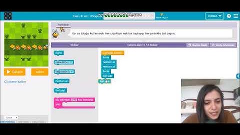 Code.org KURS 2 (8 ve 10.)  Ders Çözümleri