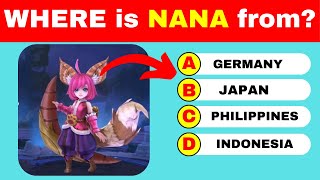 Can You Guess the Hero Nationality? |  Mobile Legends Quiz Challenge! | mlbb nationality quiz screenshot 4