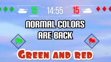How to have Red and Green on the HUD in Wot Console Update 6.0