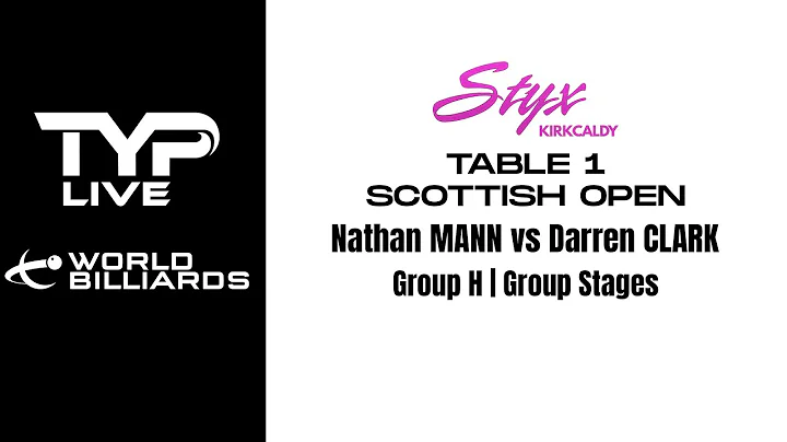 Nathan Mann vs Darren Clark | Group Stages | Scott...