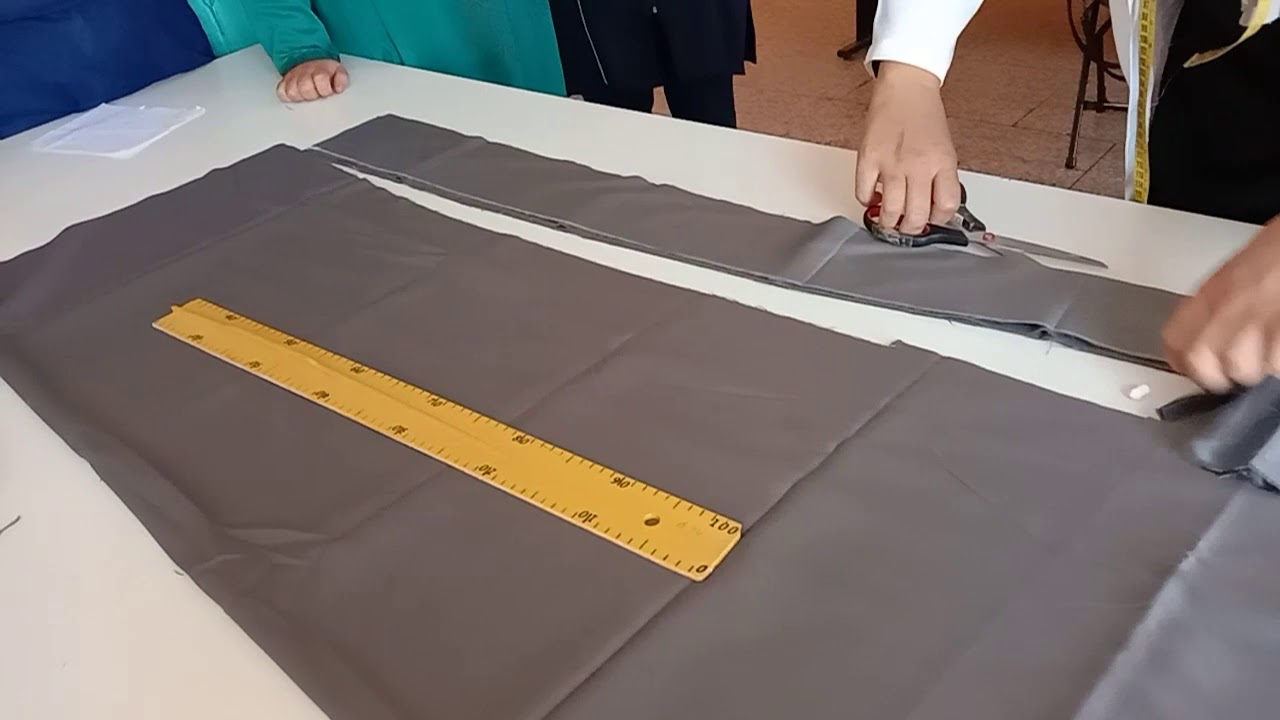 فصالة✂️جلابة رجالية خطوة خطوة من داخل مركز التكوين في الفصالة و الخياطة👍