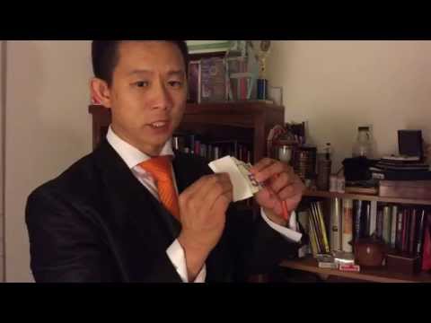 Magic Tutorial with a pen and dollar bill
