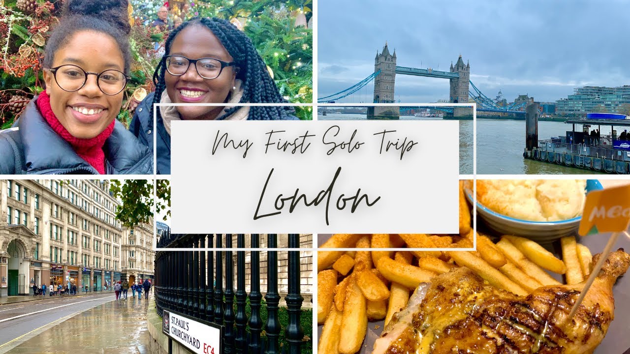 London Vlog | Black Girl Solo Trip - Part I
