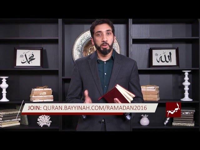 Why do we need Hadith if the Quran is enough? - Nouman Ali Khan class=