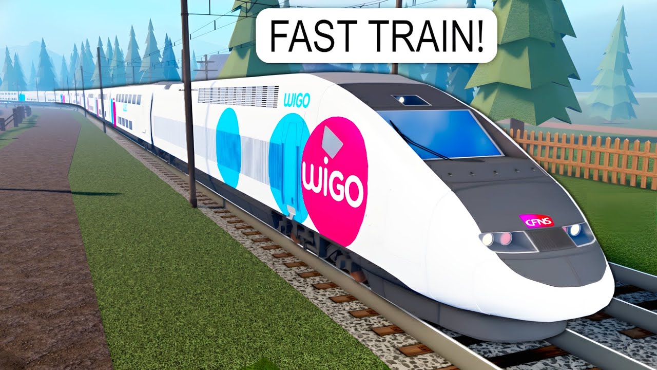 HIGH SPEED TRAIN Goes WRONG on Roblox