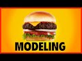 Modeling a hamburger in Maya, by BrainBit