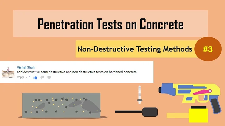 Penetration Tests on Concrete (Windsor Probe System)  || Non-Destructive Testing Methods (NDT) #3
