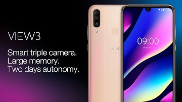Wiko View3. Triple camera with amazing Super Wide Angle shots & 2 days use in one charge