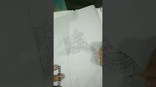 New Designe Mehndi .With Drawing.art By Aliyanaaz